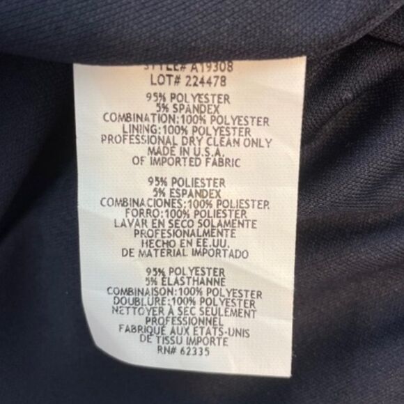 Betsy Adam Prom Dress Evening Grown Blue top, Floral skirt Faux 2 Piece w/ Mesh - Picture 8 of 8